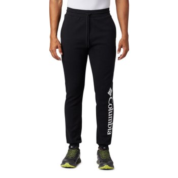 Columbia Muške Hlače - Lodge Double Knit Jogger Crne | TWVS-90264